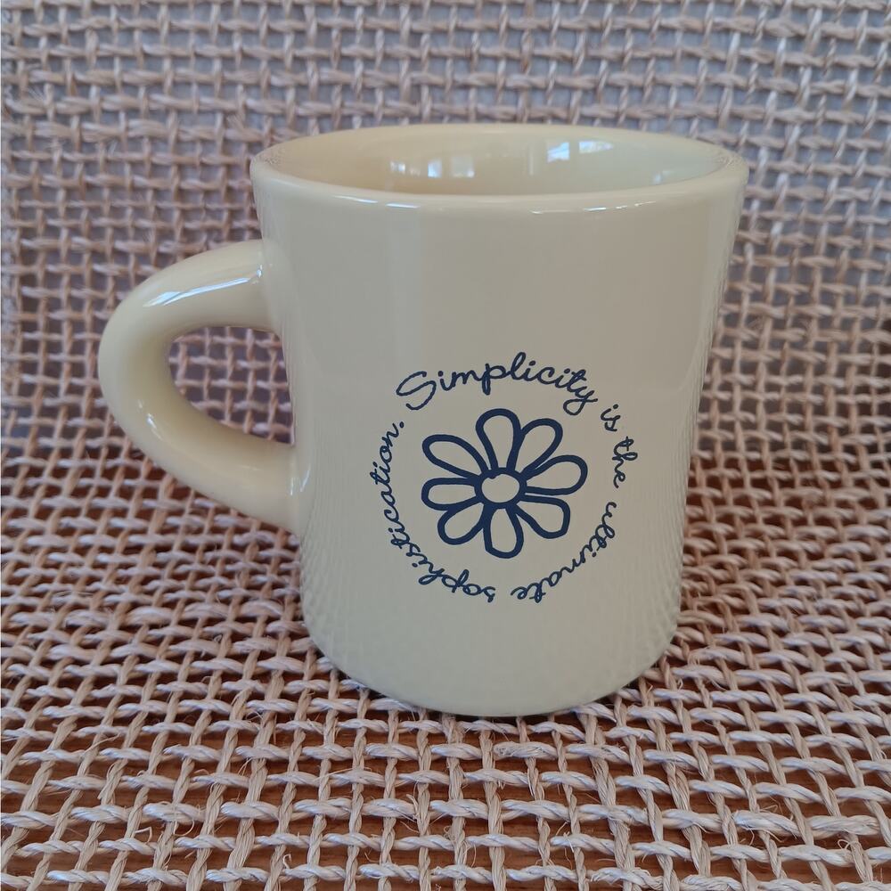 Life is Good Daisy Coffee Mug